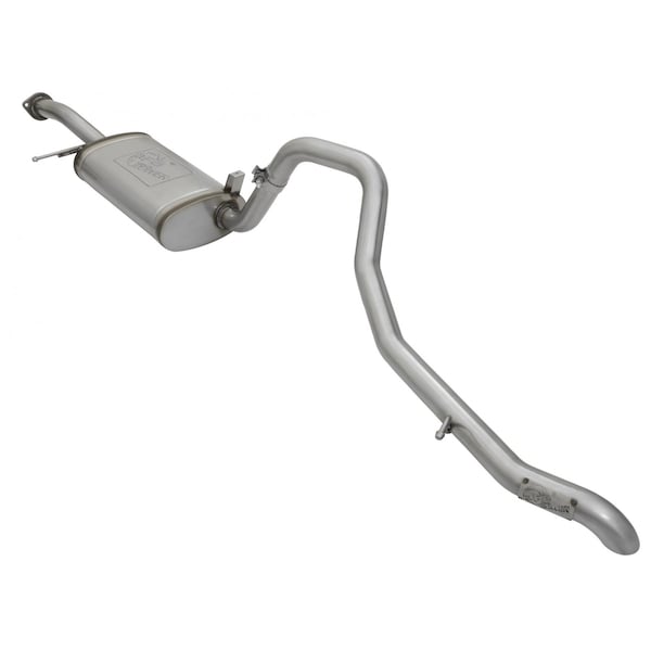 Afe Stainless Steel, With Muffler, 2.5 Inch Pipe Diameter, Passenger Side Rear Exit, With High Tuck Tip 49-46122 - main